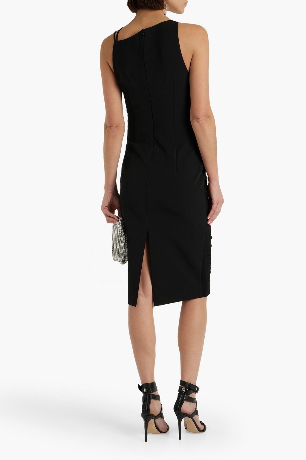 ET OCHS Kaia mesh-paneled jersey dress