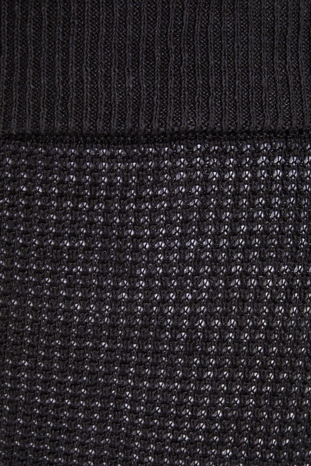 ONIA Open-knit linen midi skirt