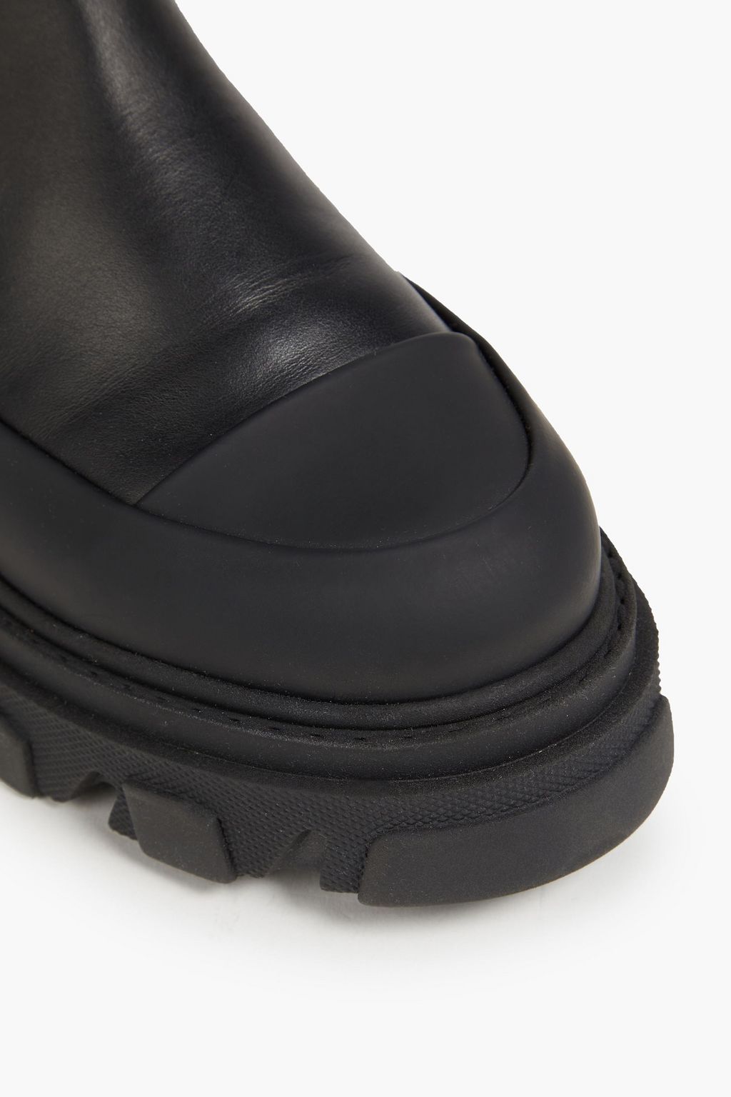 GANNI Leather Chelsea boots