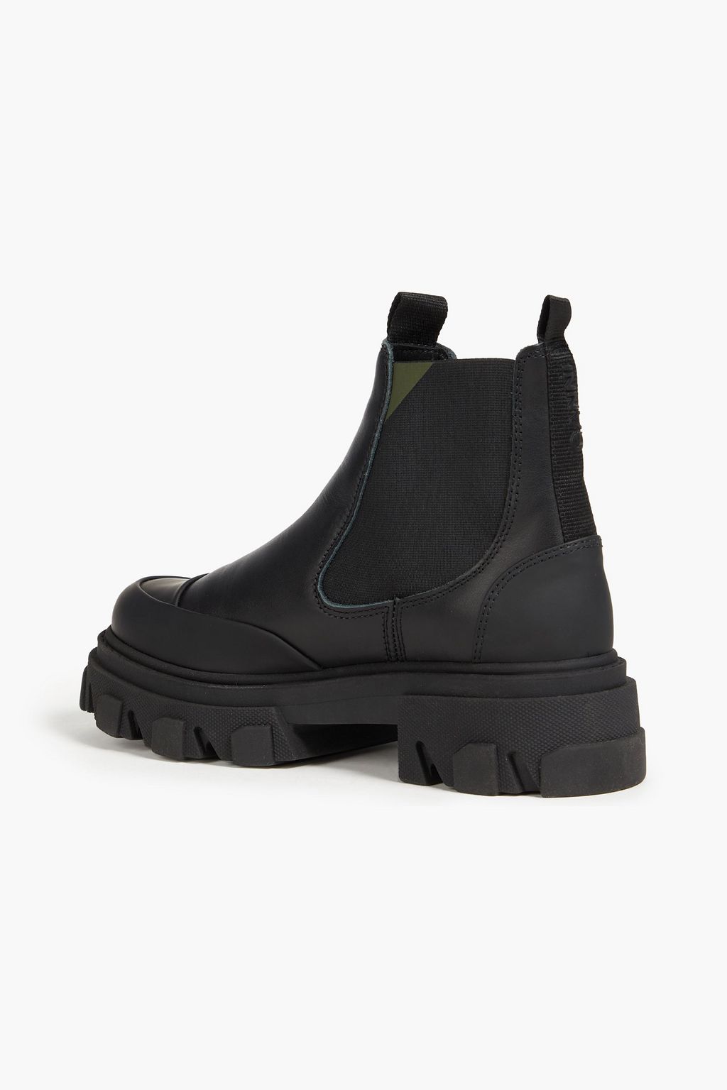 GANNI Leather Chelsea boots