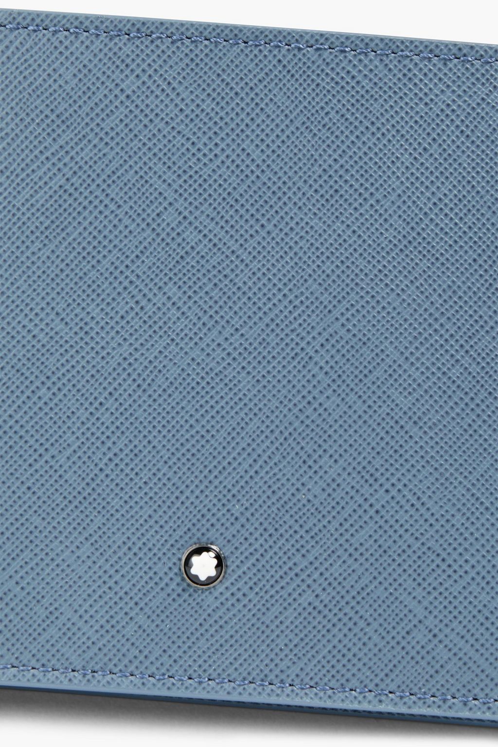 MONTBLANC Logo-appliquéd textured-leather wallet