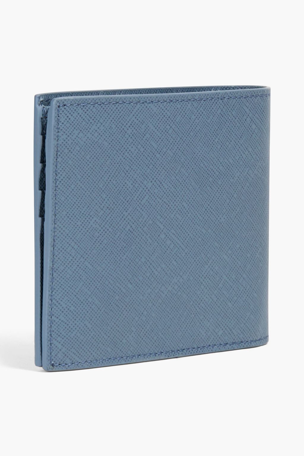 MONTBLANC Logo-appliquéd textured-leather wallet
