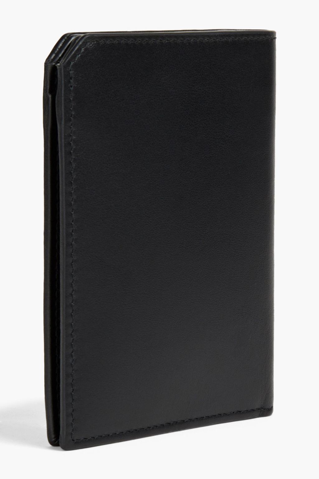 MONTBLANC Logo-appliquéd perforated leather wallet