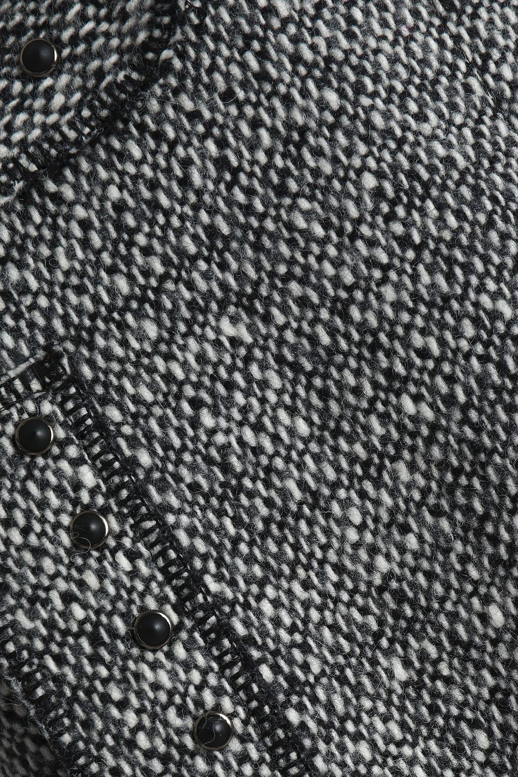 VALENTINO GARAVANI Studded wool and cashmere-blend tweed jacket