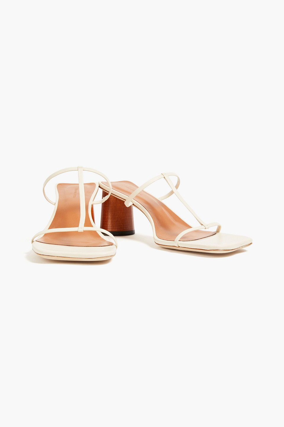 Rejina Pyo Erin Leather Mules In Neutrals