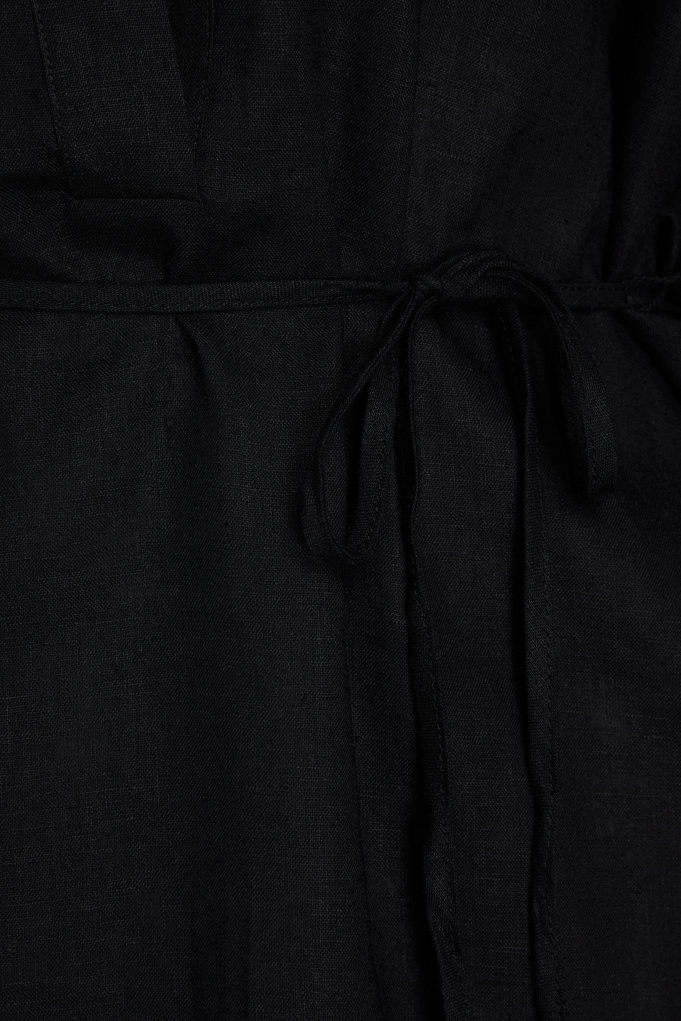 JETS BY JESSIKA ALLEN BELTED LINEN-BLEND KAFTAN