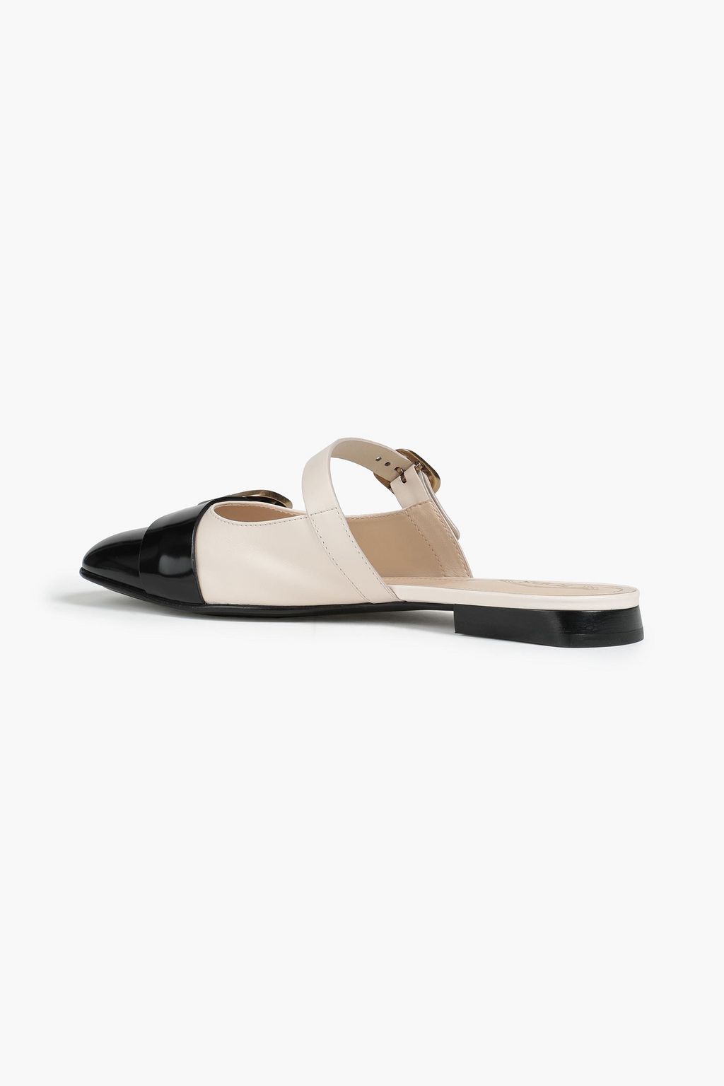 TOD'S Two-tone leather slippers