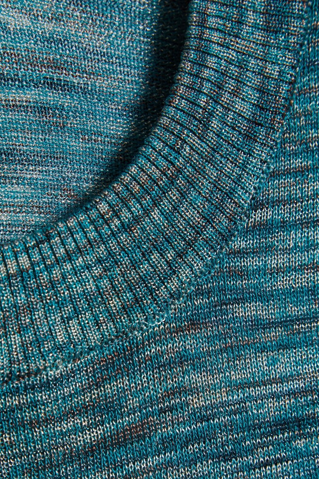 NOBODY DENIM Space-dyed stretch-knit sweater
