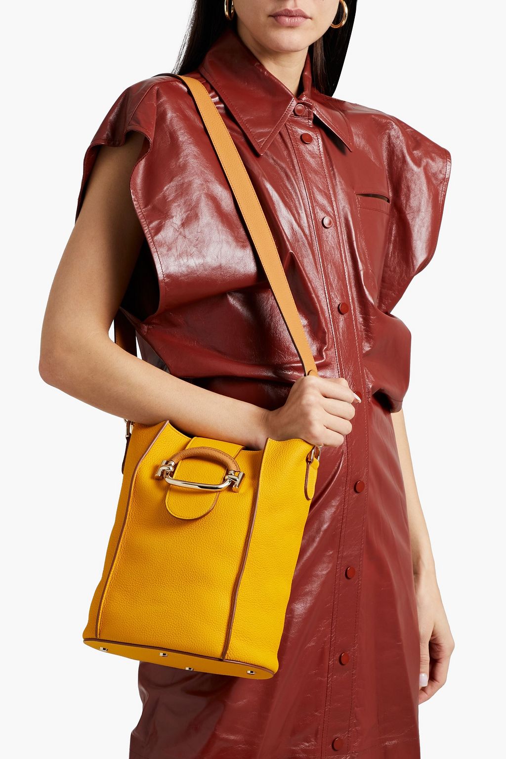 TOD'S Beuteltasche aus Narbenleder