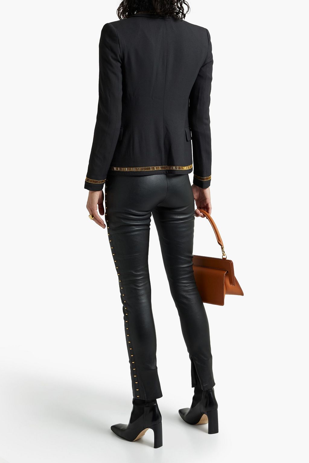 SEMSEM Bead-embellished twill blazer