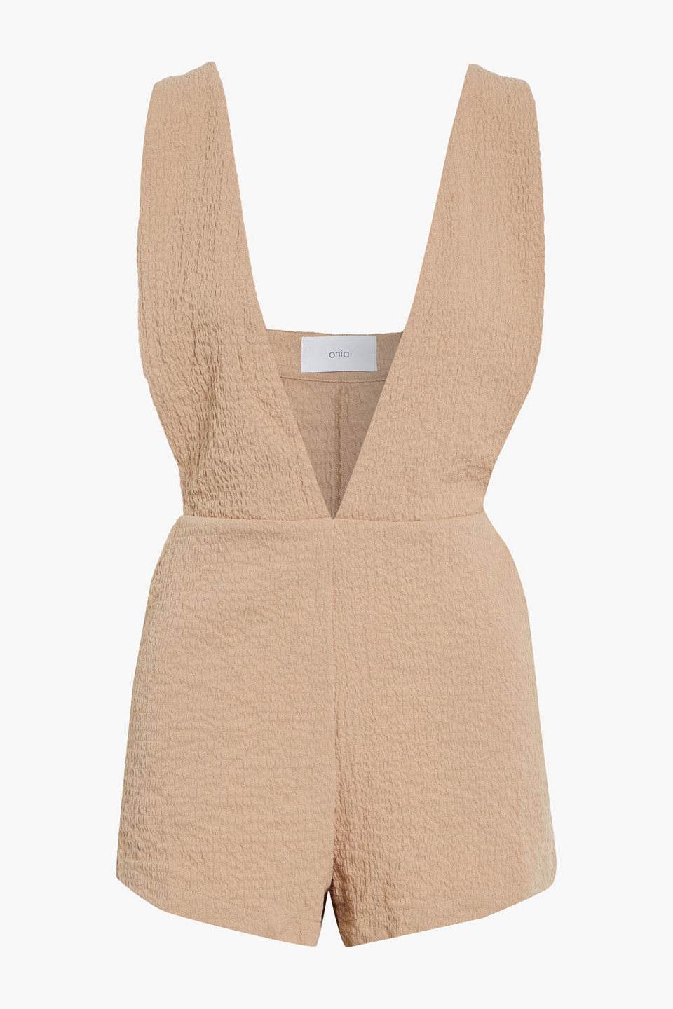 onia - cloqué playsuit - neutral - l