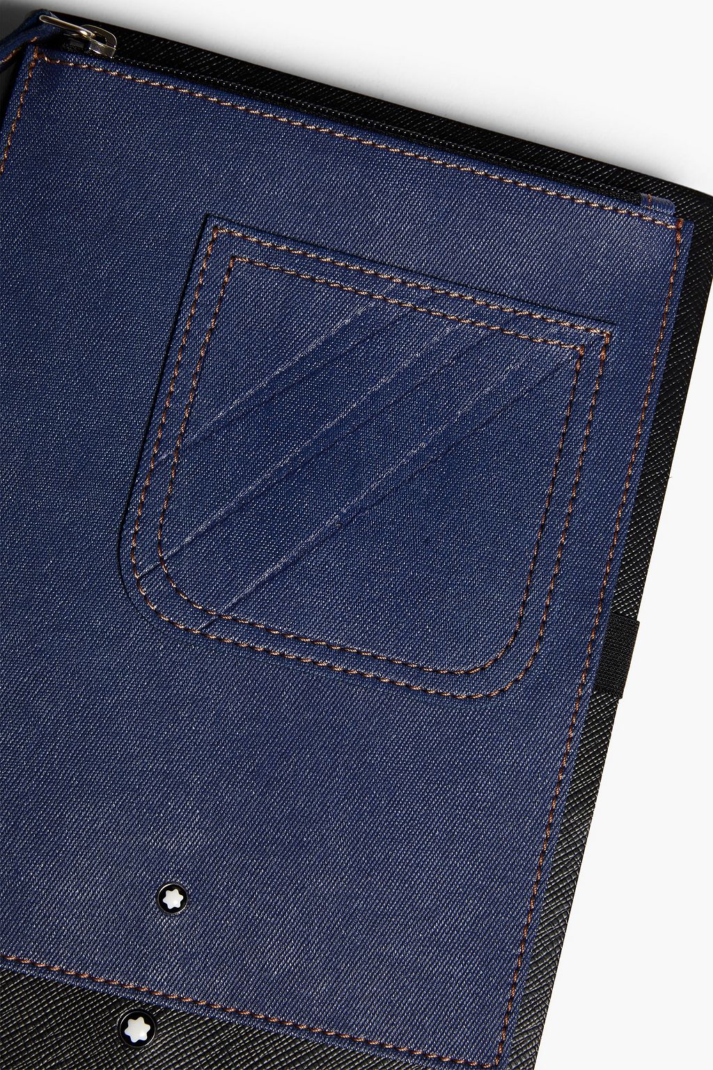 MONTBLANC Textured-leather notebook