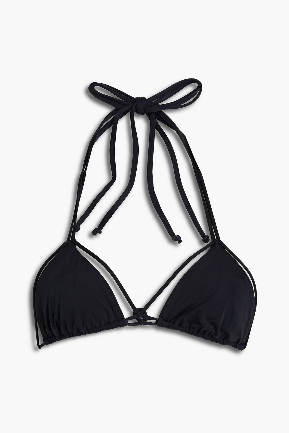Agent Provocateur Tifani Cutout Triangle Bikini Top In Black