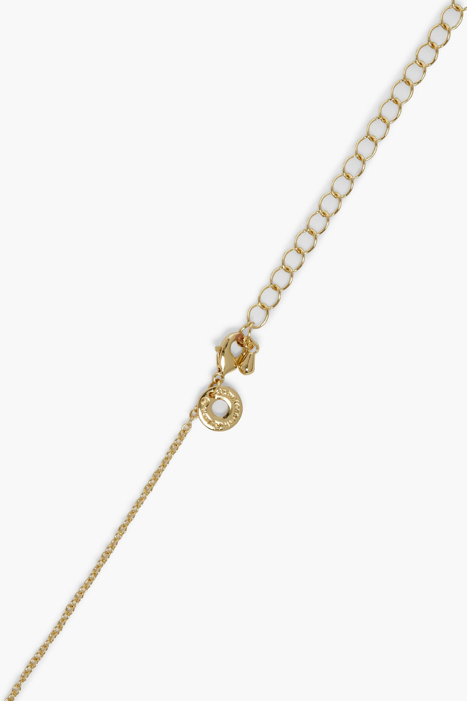 Cz By Kenneth Jay Lane Necklace Gold-tone Rhodium-plated Crystals Lobster Clasp Fastening Imported