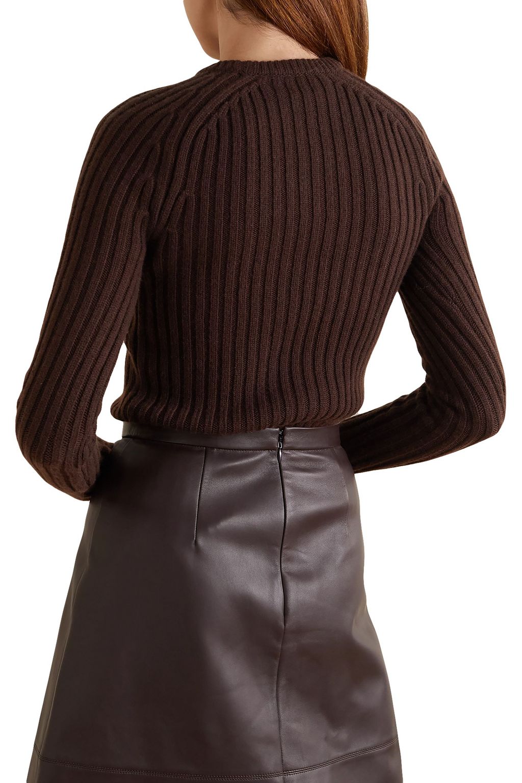 MICHAEL KORS COLLECTION Ribbed cashmere-blend sweater