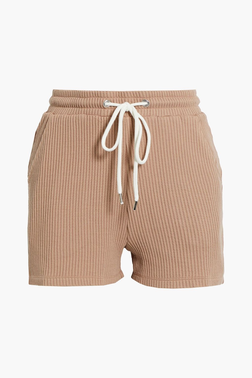 THE RANGE Waffle-knit cotton-blend shorts