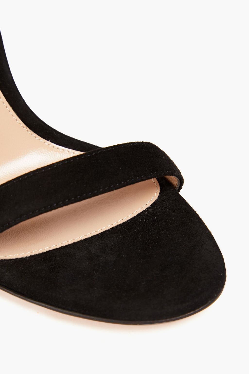 GIANVITO ROSSI Tebe chain-embellished suede sandals