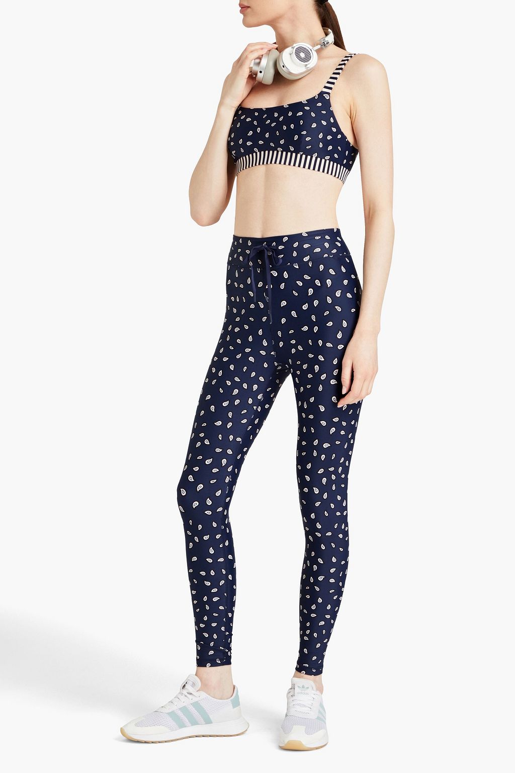 THE UPSIDE Ditsy Paisley printed stretch leggings