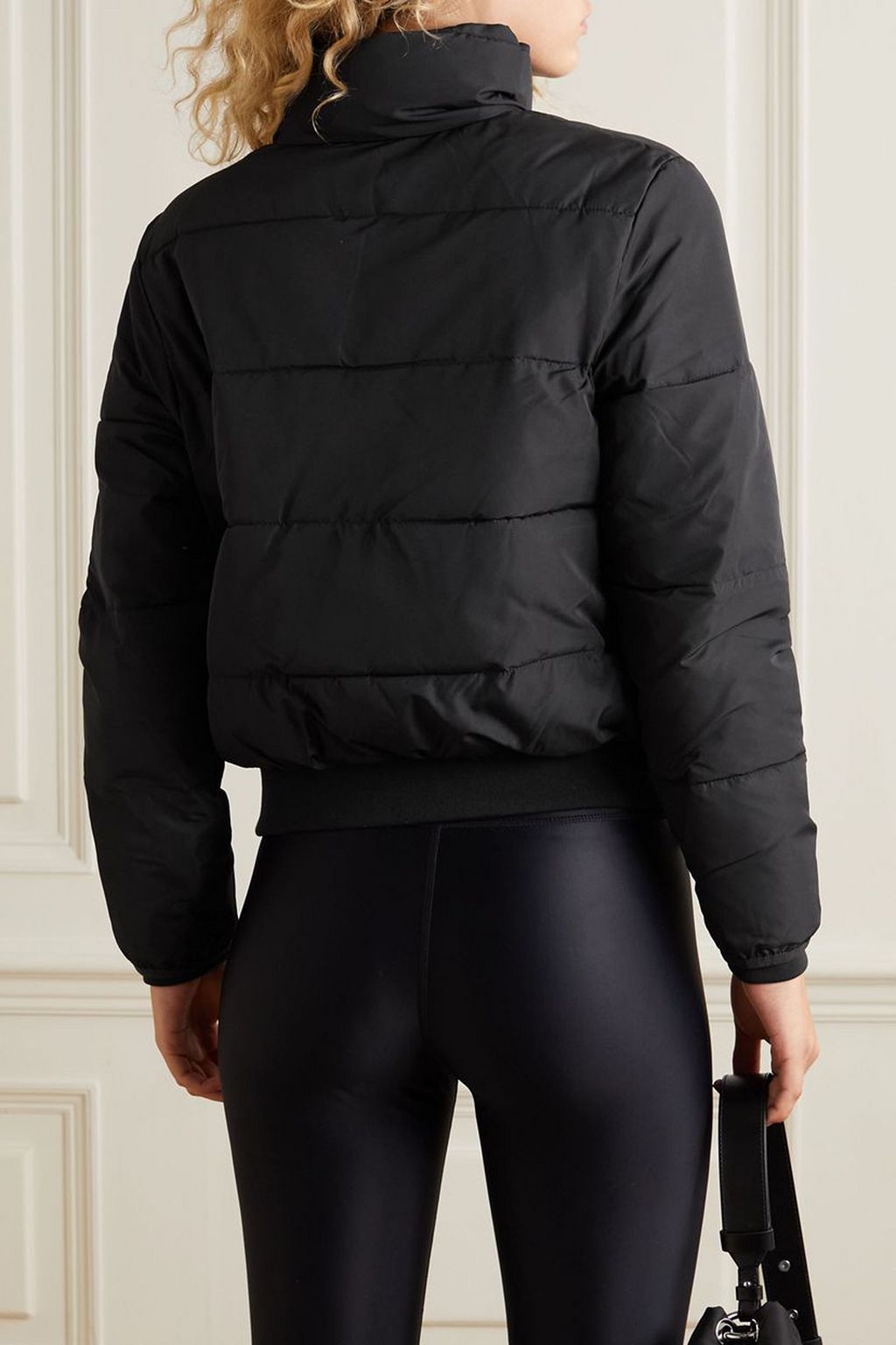 THE UPSIDE Nareli quilted  stretch-cotton shell jacket