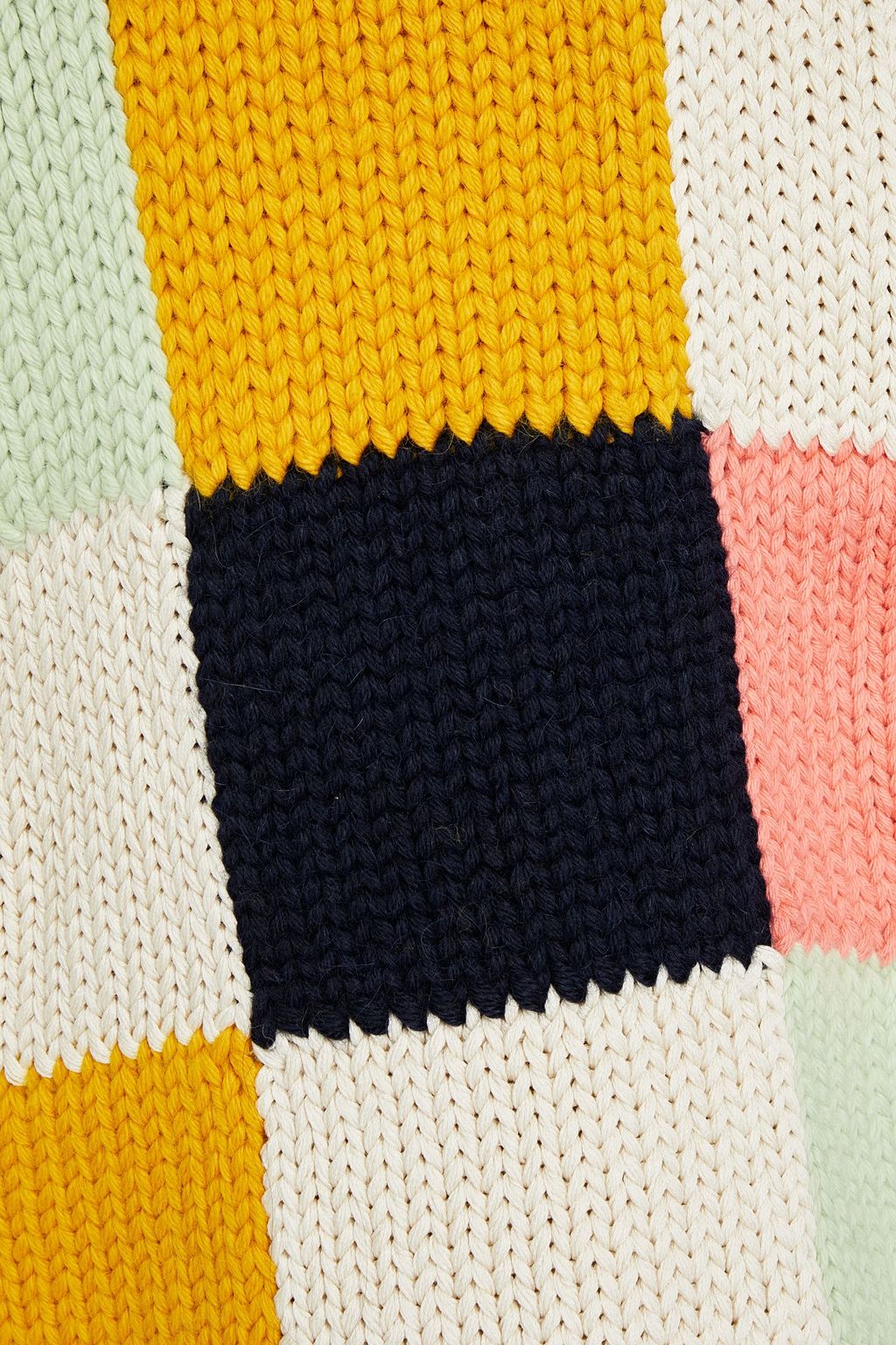 TORY BURCH Pullover aus einer Alpakamischung in Patchwork-Optik