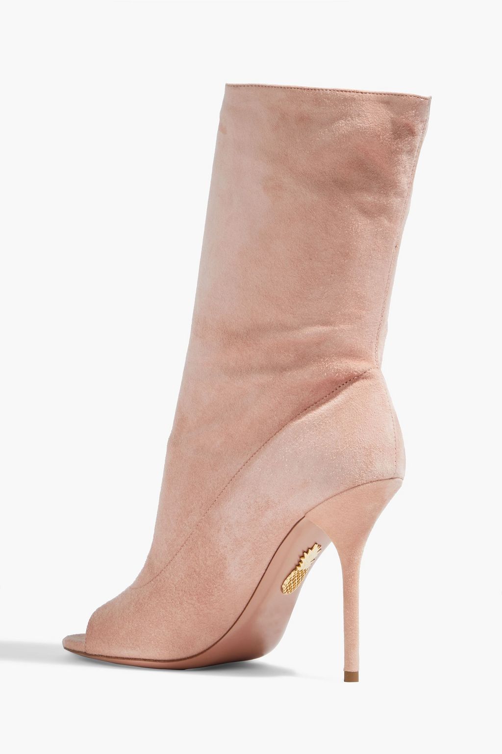 AQUAZZURA Touché 105 suede ankle boots