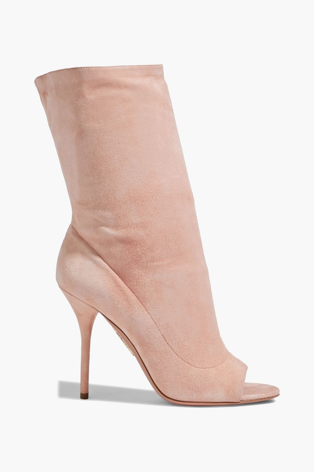 Baby Pink Touche 105 Suede Ankle Boots Aquazzura The Outnet