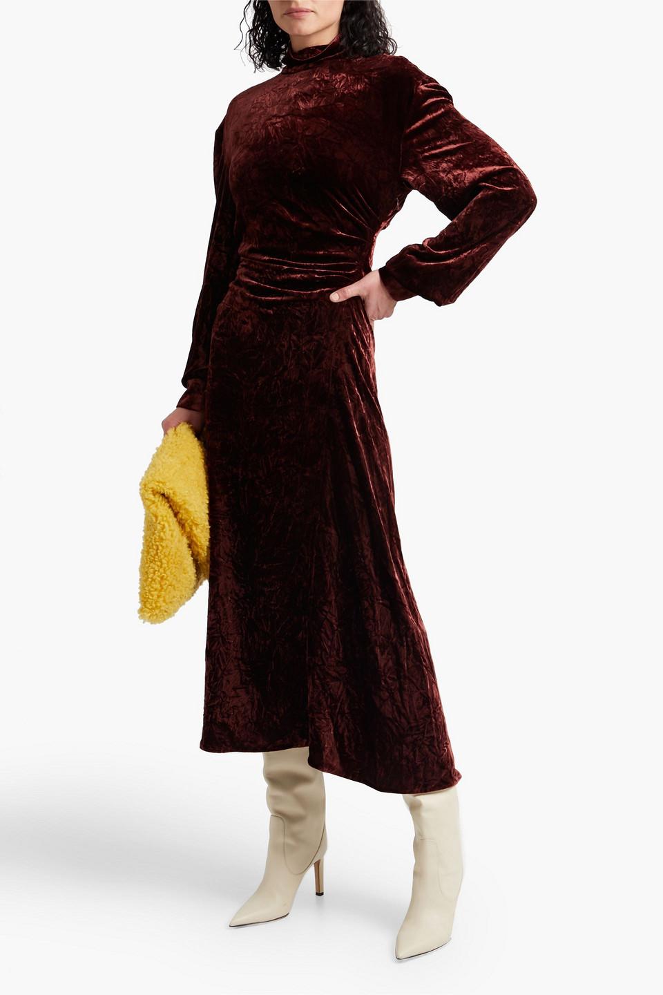 Acne best sale velvet dress