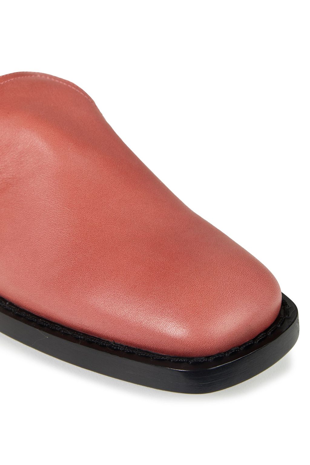 ANN DEMEULEMEESTER Two-tone leather loafers
