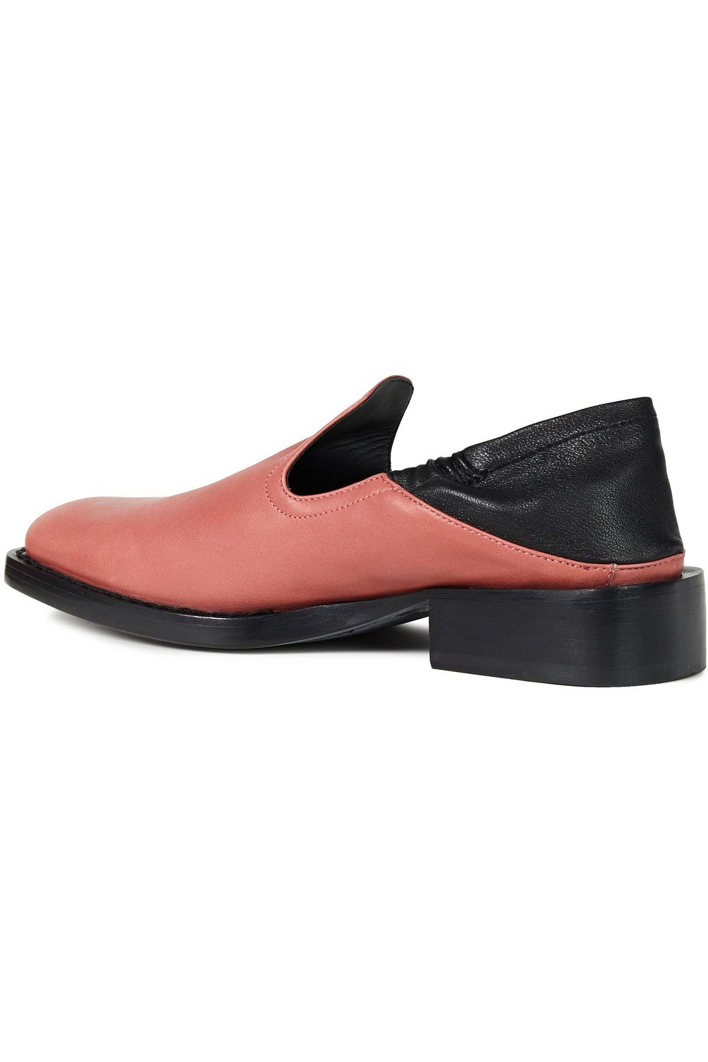 ANN DEMEULEMEESTER Two-tone leather loafers