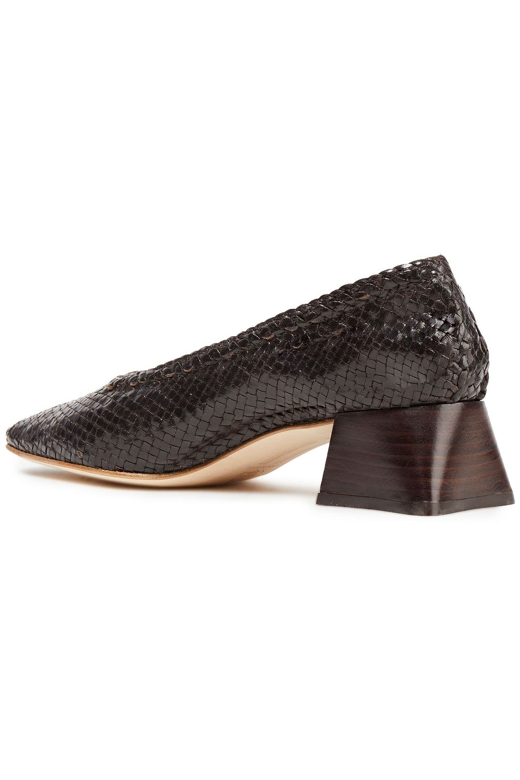 MIISTA Eivissa woven leather pumps