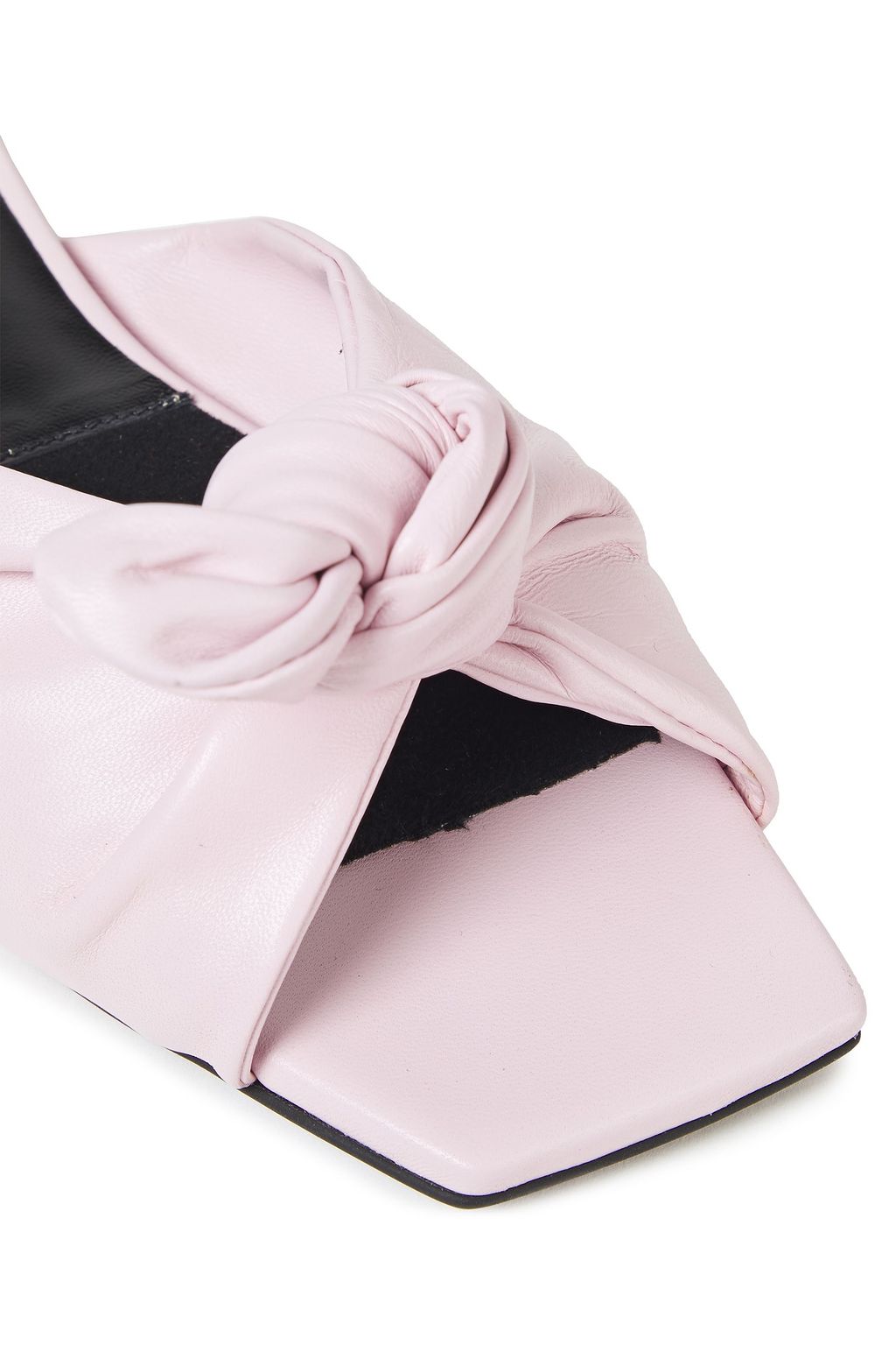 MCQ ALEXANDER MCQUEEN Knotted leather slides