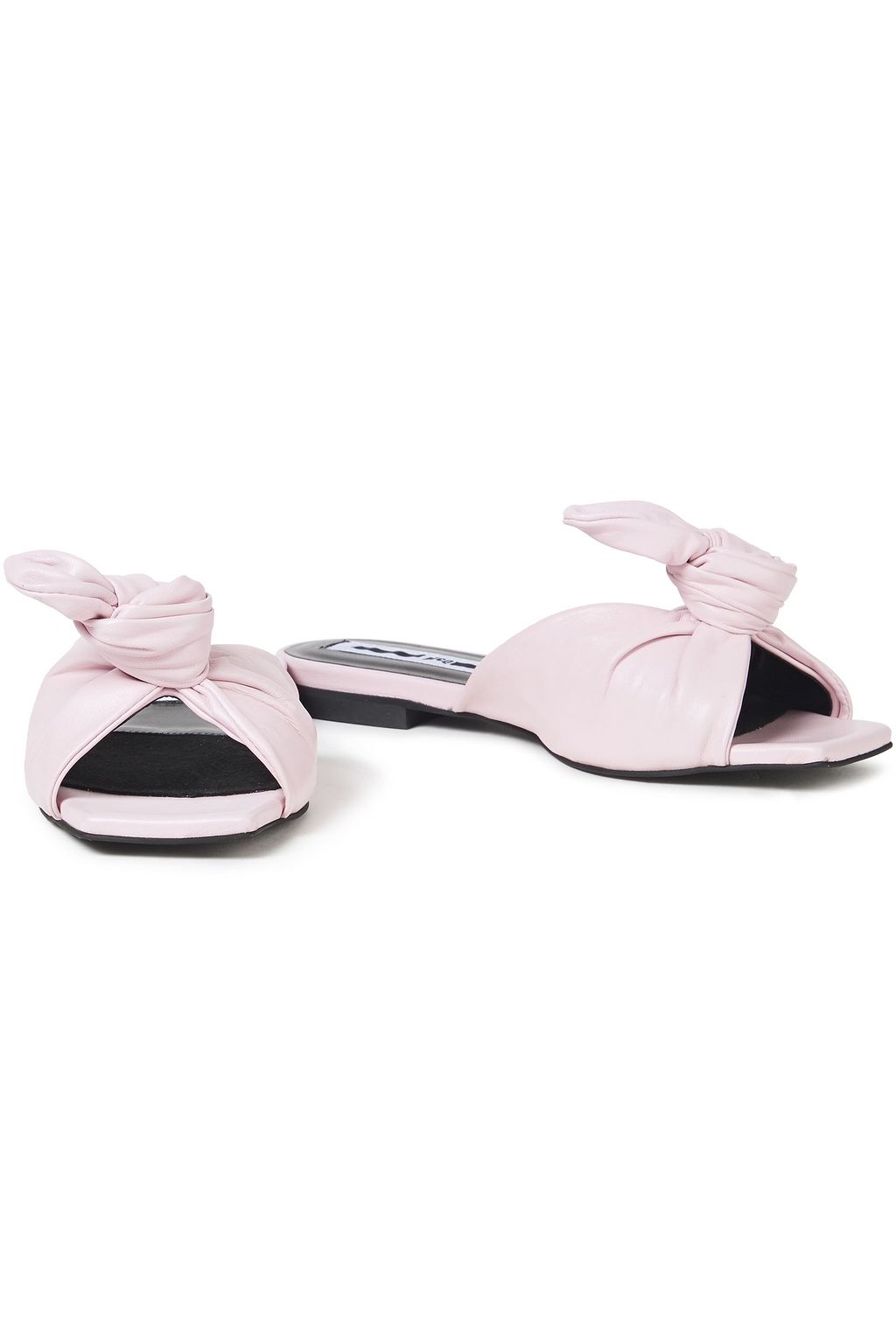 MCQ ALEXANDER MCQUEEN Knotted leather slides
