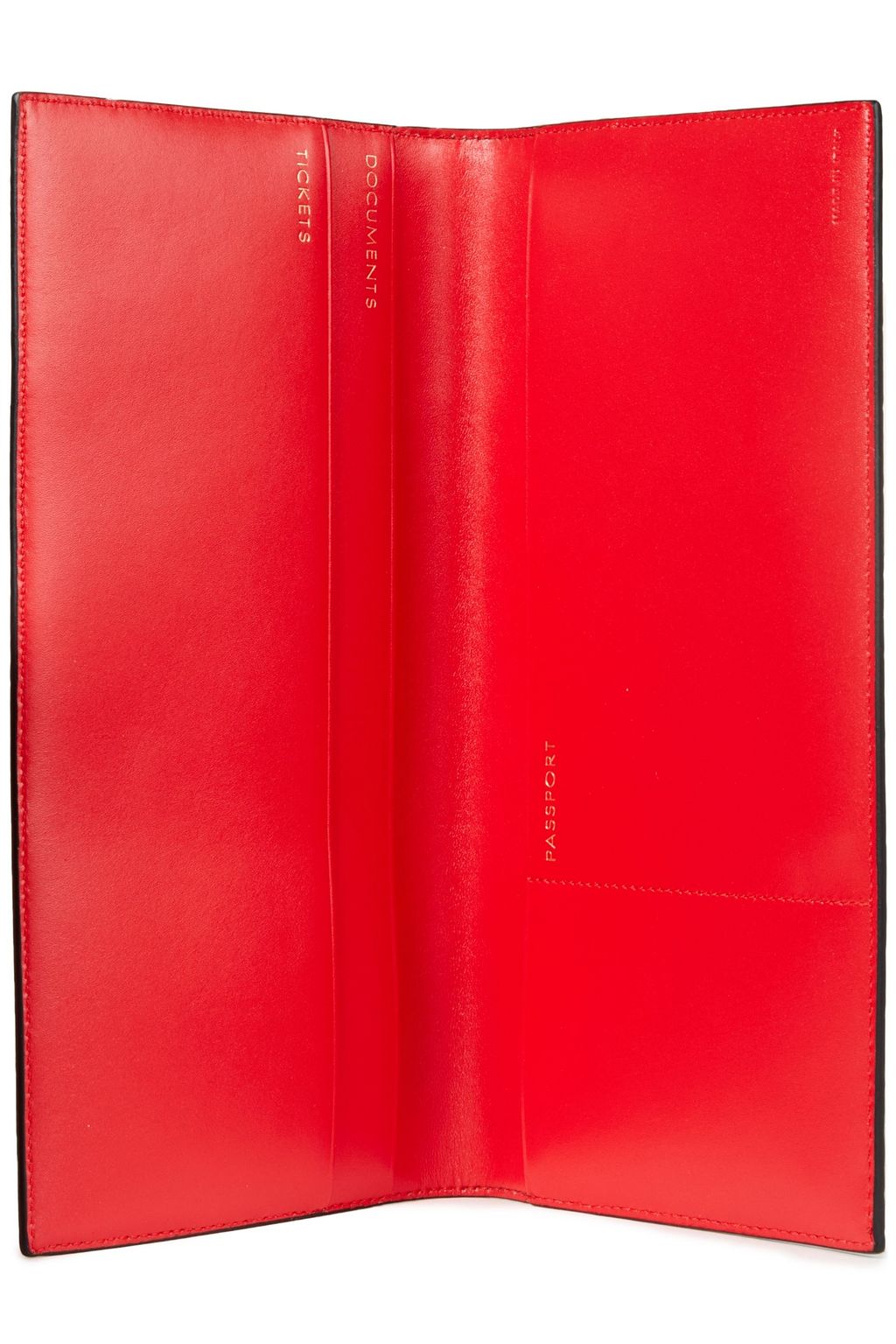 SMYTHSON Croc-effect leather passport cover