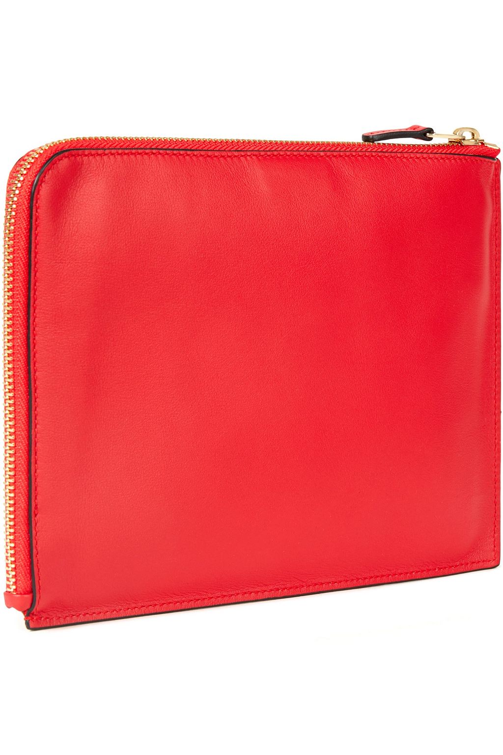 SMYTHSON Logo-appliquéd leather pouch