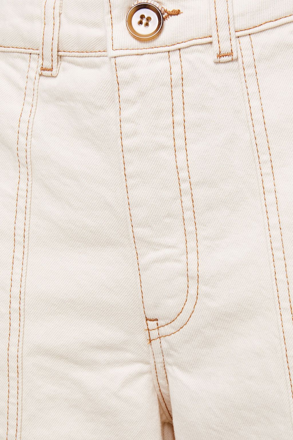 GANNI High-rise wide-leg jeans