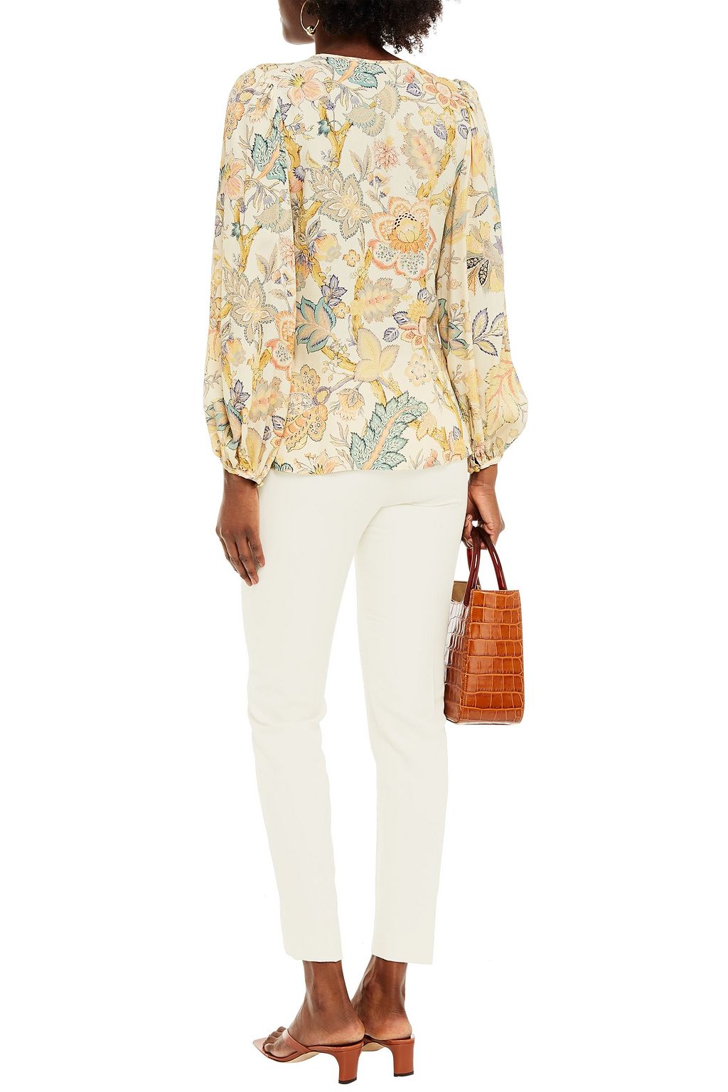 VANESSA BRUNO Jame cotton-blend canvas slim-leg pants