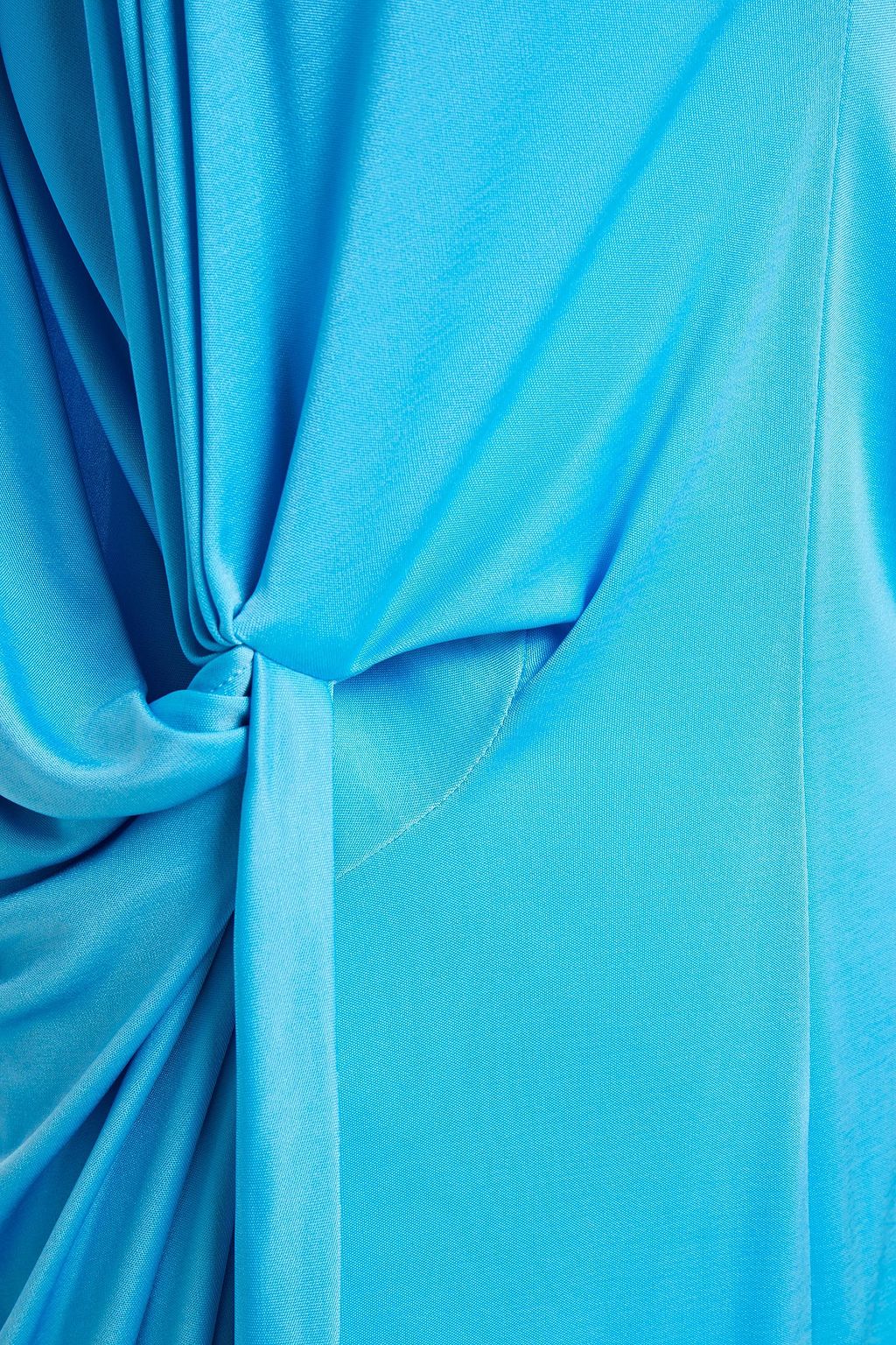 BOUTIQUE MOSCHINO Knotted draped jersey dress