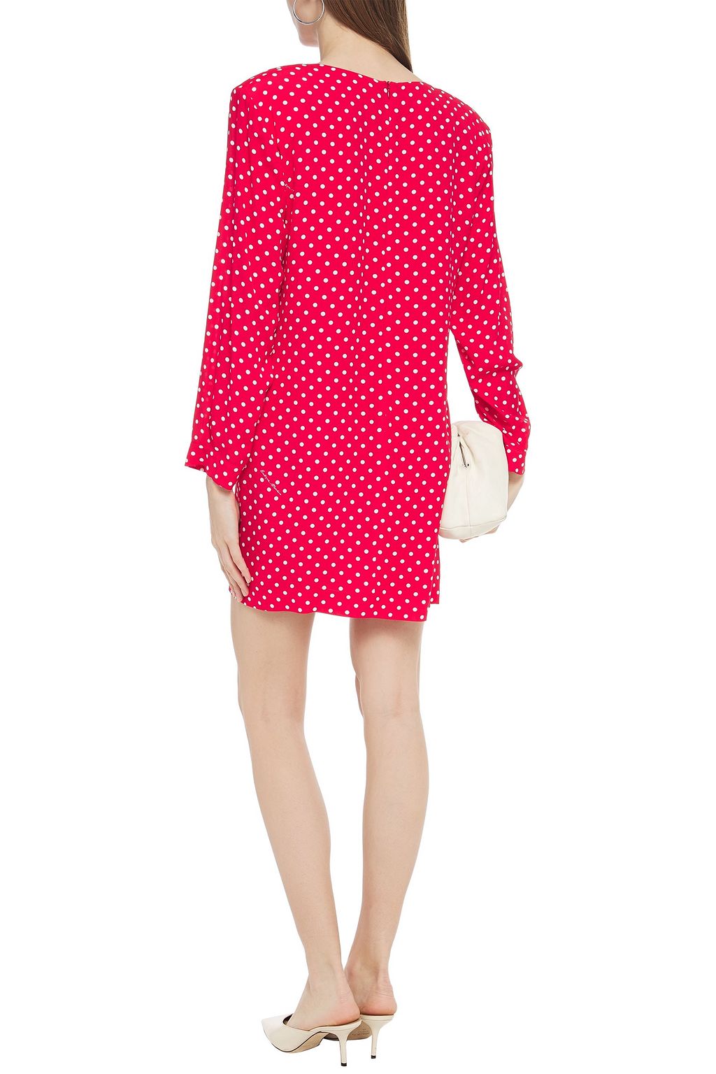 BOUTIQUE MOSCHINO Polka-dot crepe mini dress