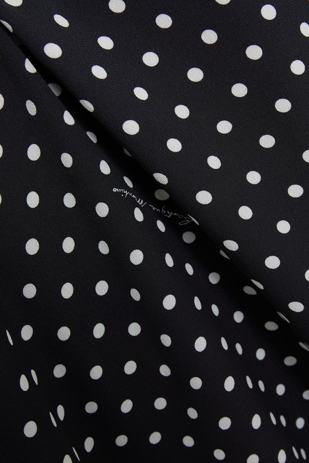 BOUTIQUE MOSCHINO Polka-dot crepe maxi dress