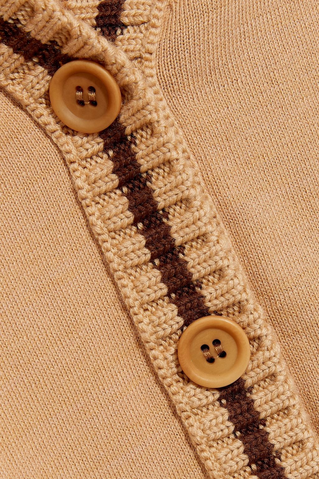 CHINTI & PARKER Striped cotton cardigan