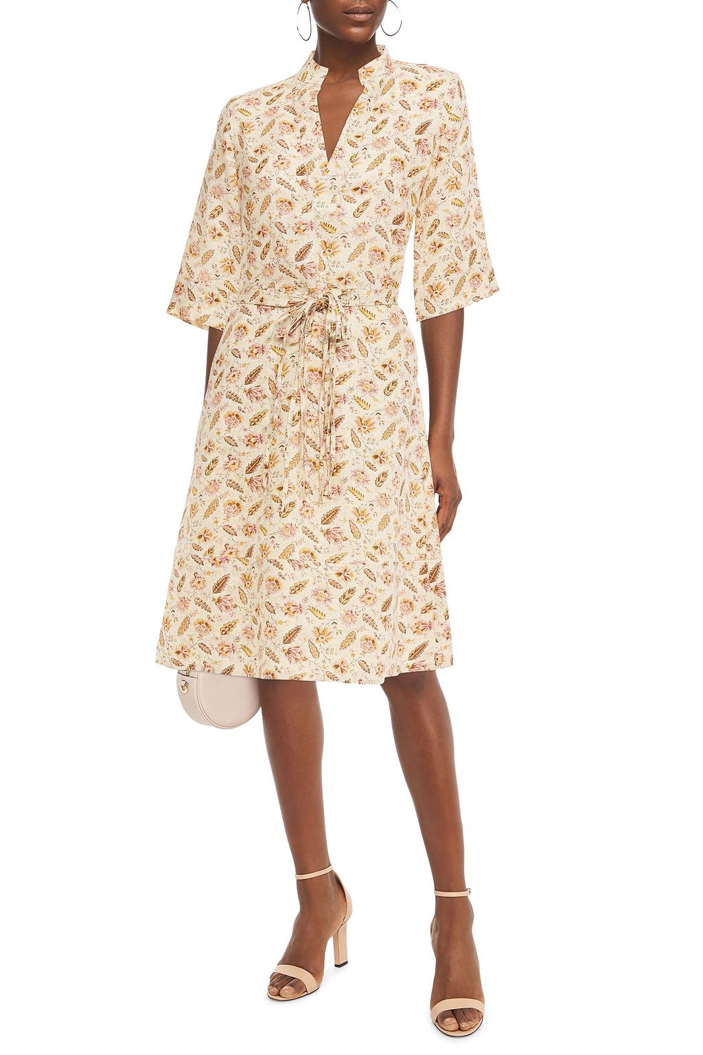 VANESSA BRUNO Nova printed linen dress