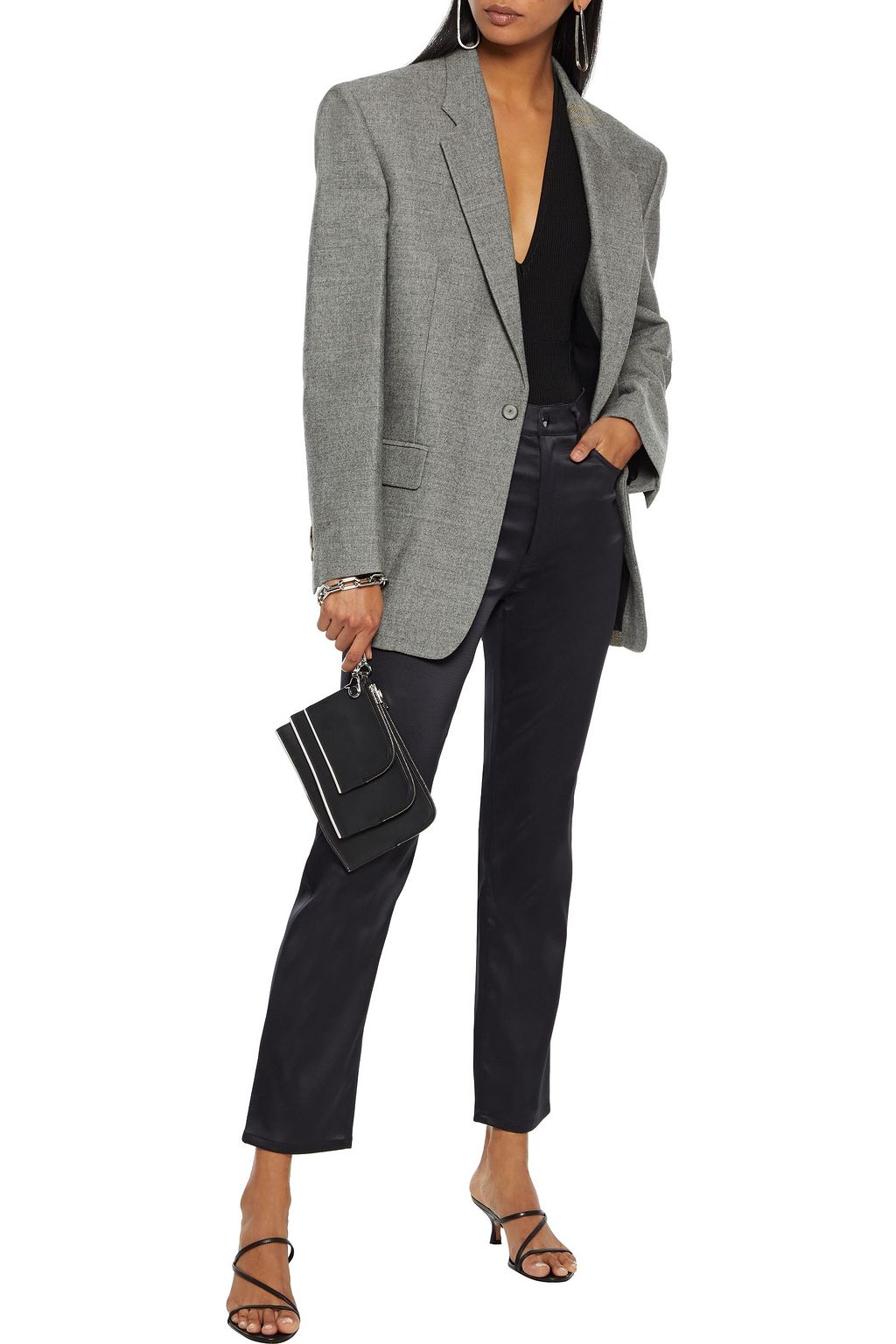 J BRAND Jules satin straight-leg pants