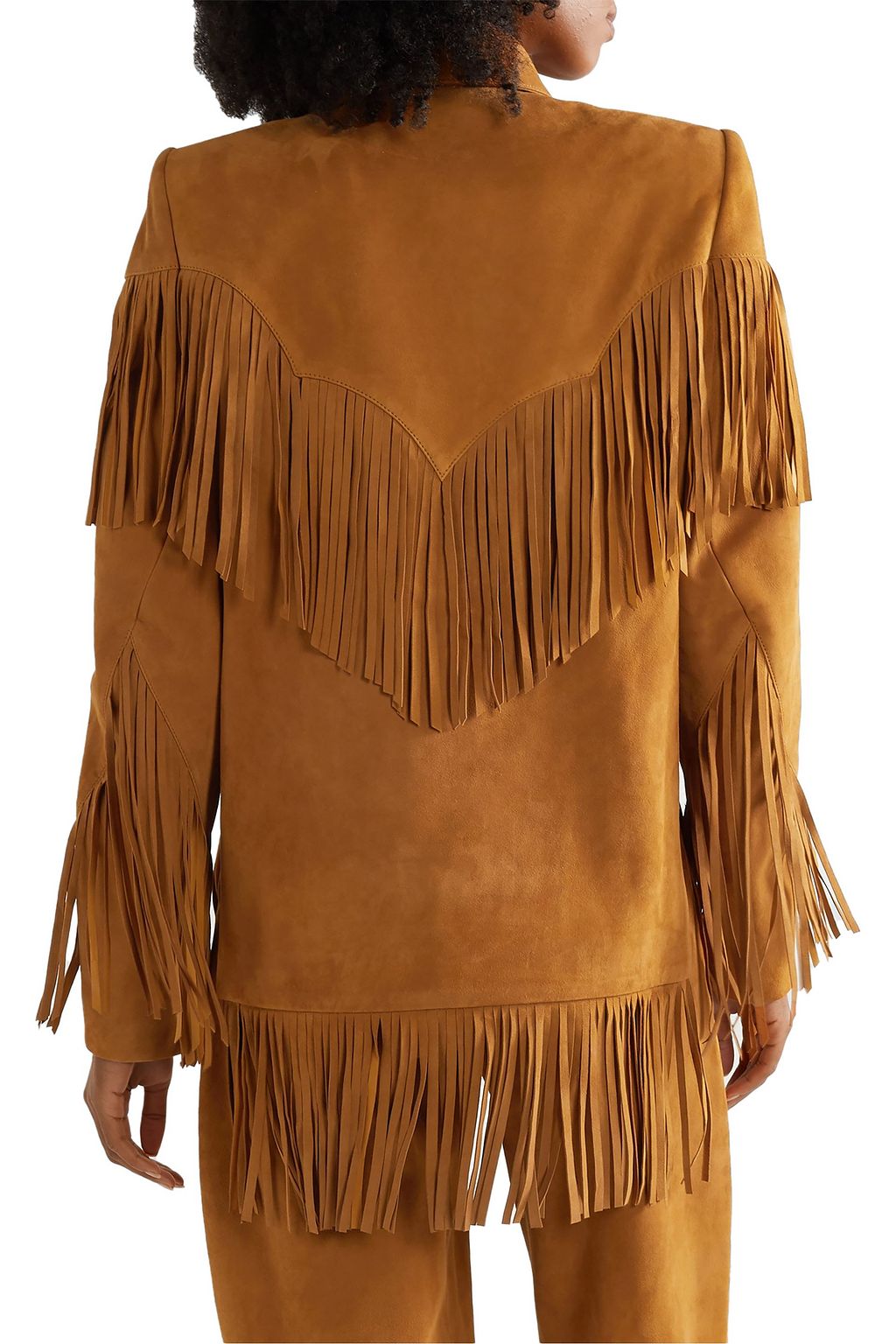 KHAITE Jimmy fringed suede jacket