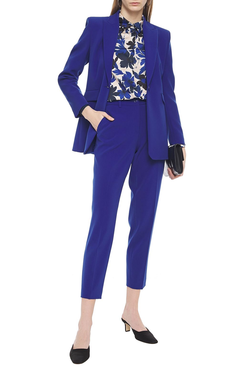 BOUTIQUE MOSCHINO Stretch-cady tapered pants