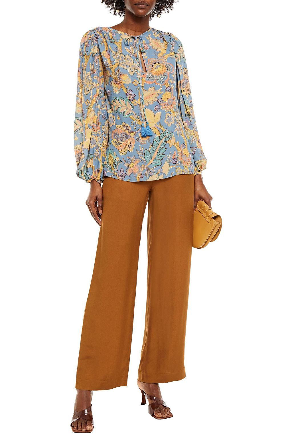 VANESSA BRUNO Natanael printed crepe blouse