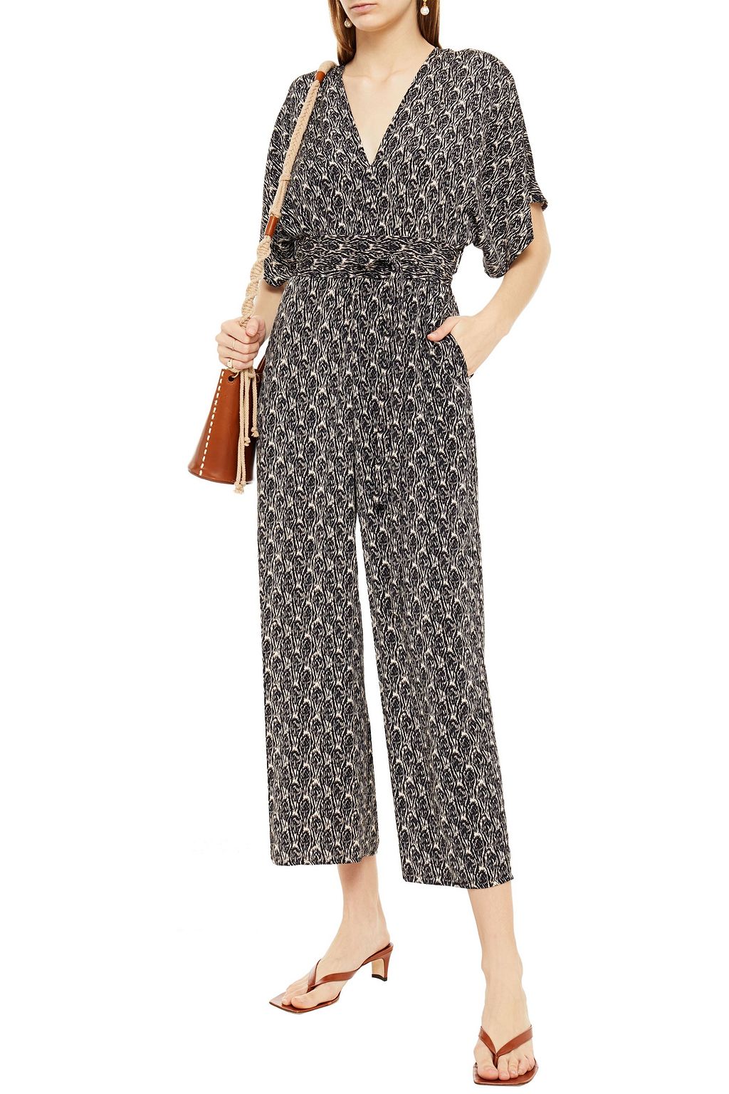 VANESSA BRUNO Lelie printed crepe jumpsuit