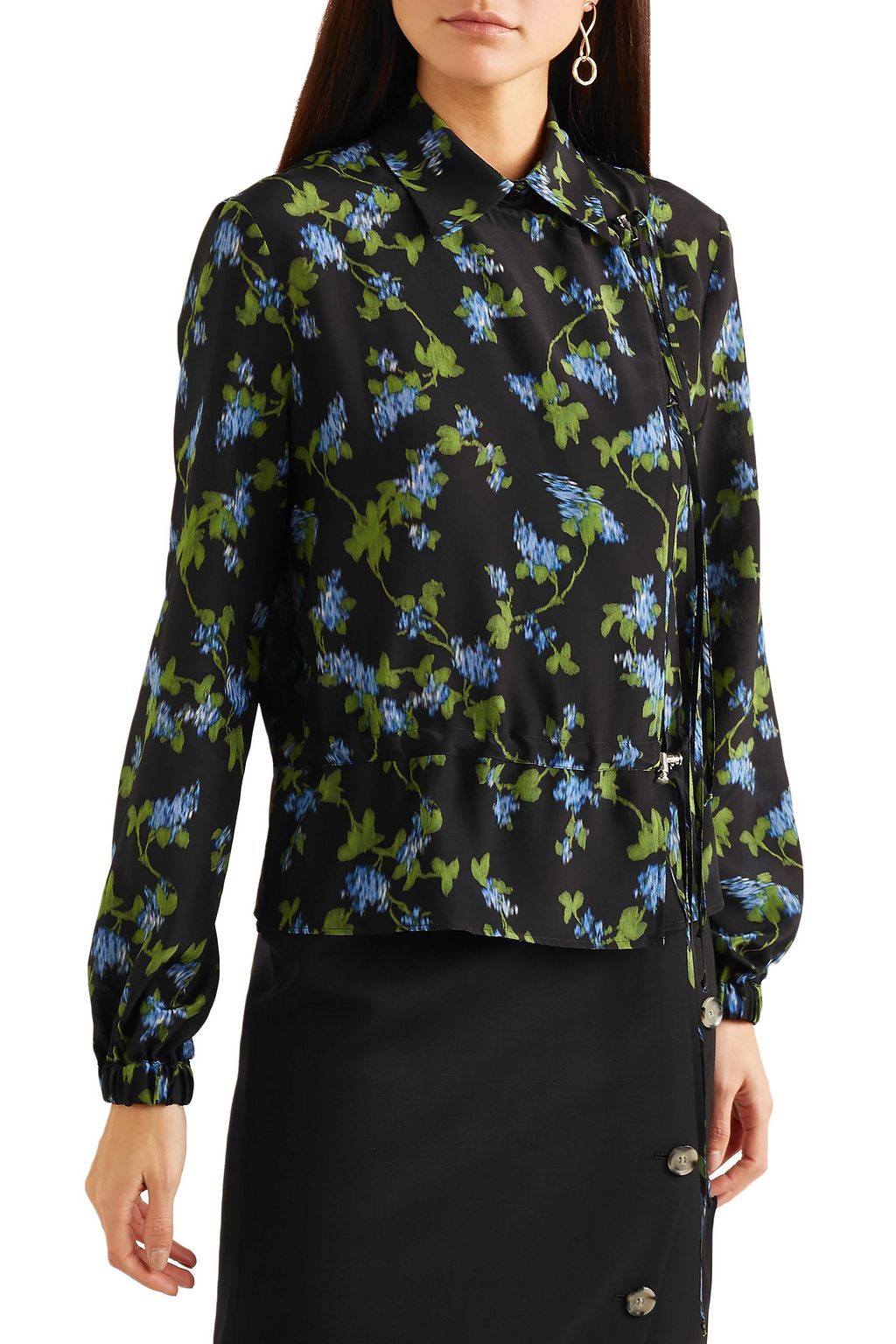 ALTUZARRA Terese floral-print silk crepe de chine blouse
