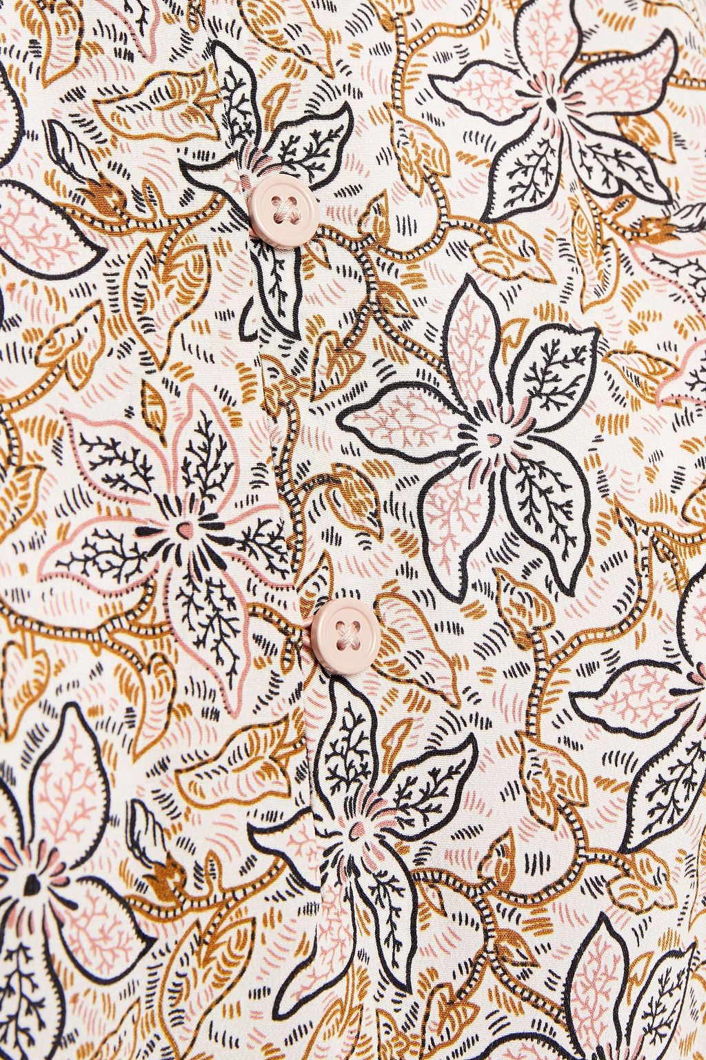 VANESSA BRUNO Ned floral-print silk crepe de chine blouse