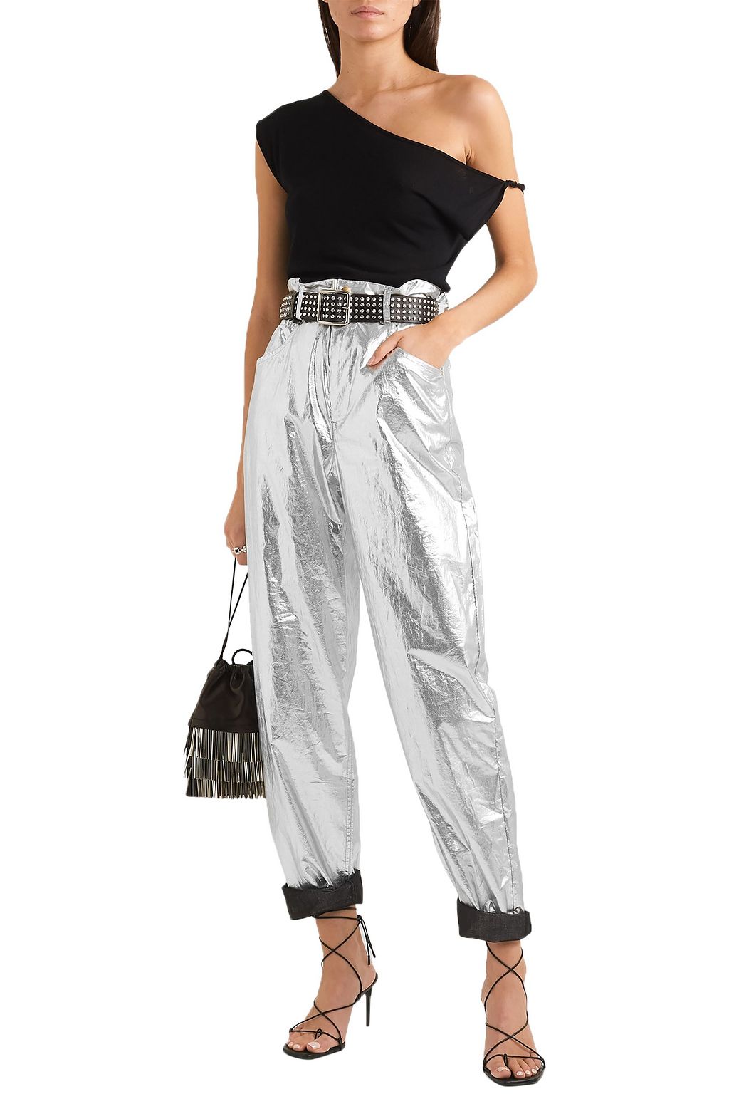 isabel marant silver pants