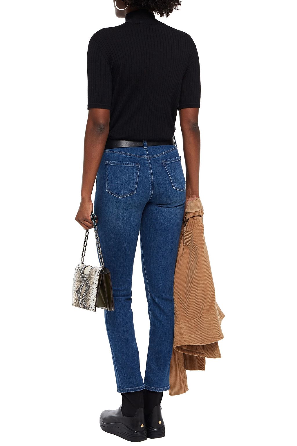J BRAND High-rise slim-leg jeans